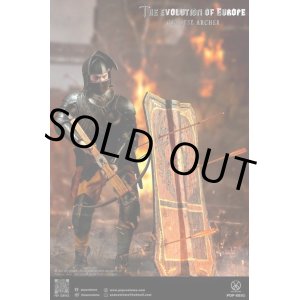 画像: POP COSTUME 1/6 フランス王家軍 傭兵 ジェノヴァ弓兵隊長 1346年 クレシーの戦い アクションフィギュア POP-EE01 *お取り寄せ