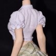 画像13: Custom 1/6 女性用 ちょうちん袖 ショート丈 シャツ 、リボンタイ等 9種 アクションフィギュア用 *予約