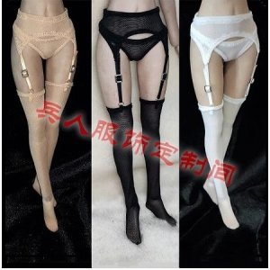 画像: TS 1/6 サスペンダーストッキング 女性フィギュア用 アンダーウェア ショーツ  *予約