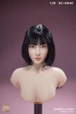 画像8: SCToys 1/6 アジア女性ヘッド 3種 SC004 *予約