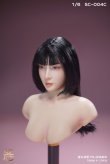 画像9: SCToys 1/6 アジア女性ヘッド 3種 SC004 *予約