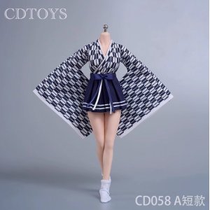 画像: CDToys 1/6 CD058 ショート 着物 袴 セット 女性フィギュア用 9種 *予約
