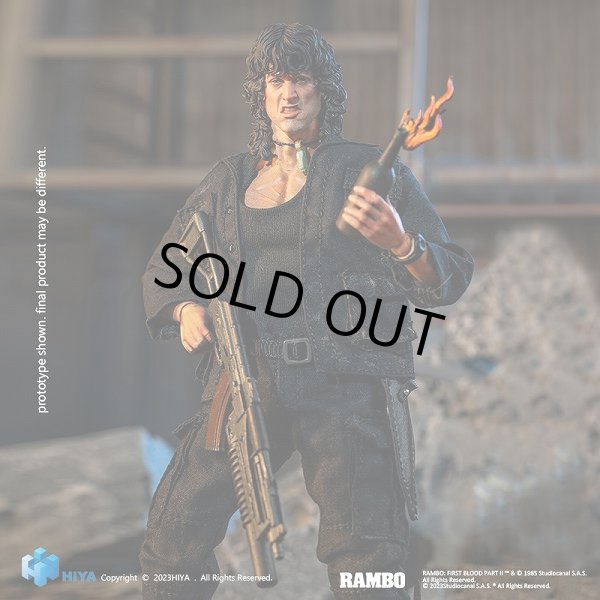 HIYA TOYS 1/12 ランボーⅢ フィギュア Rambo III Exquisite Super Series John Rambo 1/12 Scale
