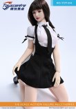 画像2: Toyscentre 1/6 カレッジ スタイル JK スカート パフスリーブ シャツ 衣装セット 2種 TCT-034 *予約