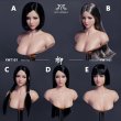 画像1: YMTOYS 1/6 女性ヘッド Liu 眼球可動 6種 YMT101 *予約 