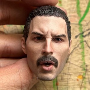 画像: 1/6 フレディ・マーキュリー 似 ヘッド Freddie Mercury *お取り寄せ