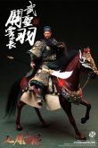 画像1: 303TOYS 1/12 掌上三国 五虎上将 関羽雲長 アクションフィギュア 赤兎馬 戦馬 戦旗 SG001 SG001-B *予約