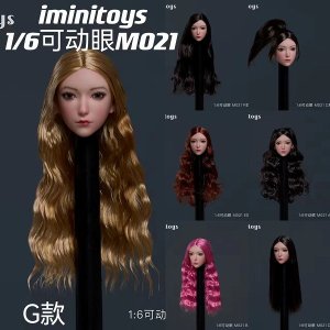 画像: Iminitoys 1/6 ロリー ガール ヘッド 7種 眼球可動 M021 *予約