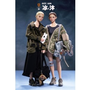 画像: Mr.Z 1/6 シティガール ムゥ & ビン 眼球可動 アクションフィギュア CG001 *予約