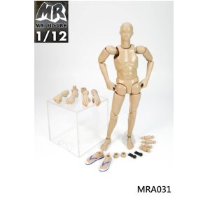 画像: MR.Figure 1/12 男性 素体 男 ボディ アクションフィギュア MRA031 *予約