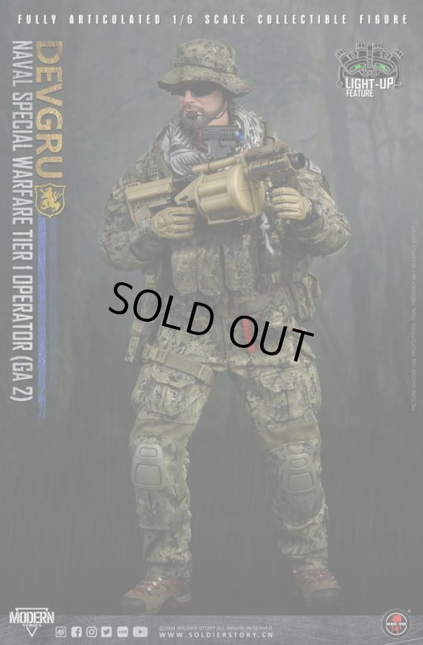 画像1: Soldier Story 1/6 NSW DEVGRU デブグル アメリカ海軍特殊戦コマンド Tier1 リーコン スナイパー GA-2 アクションフィギュア SS136 *予約