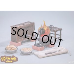 画像: Roadside stall studio 1/12 ポン菓子機 セット フィギュア用 *予約