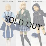 画像: CUKE TOYS 1/6 MA-A12001 / MA-A12002 / MA-A12003 ガール スクール ユニフォーム Machine Girl Suit セット 3種 *予約