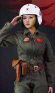 画像1: FLAGSET 1/6 中国人民解放軍 PLA 空軍 女性パイロット アップグレード版 アクションフィギュア FS-73006 *予約