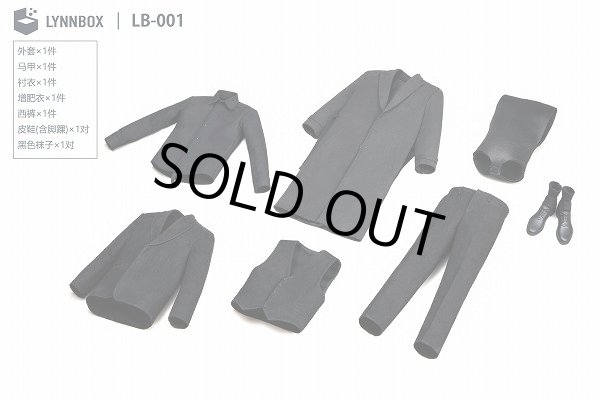 画像5: LYNNBOX 1/6 ベン ダーク グレー コート ブラック スーツ セット アクションフィギュア LB-001 *予約