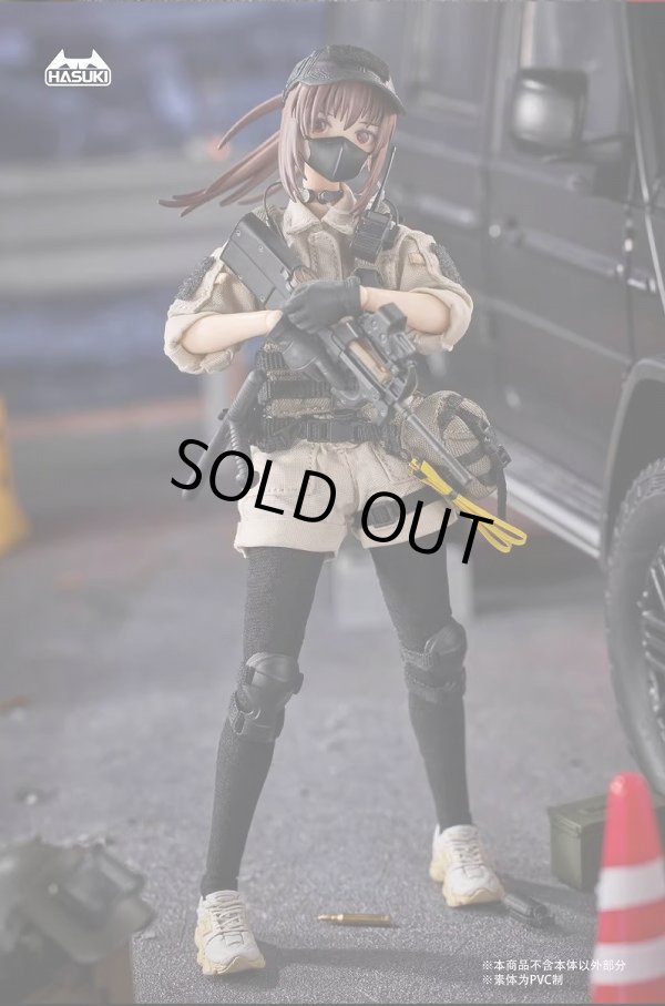 563_フィギュア 1/12スケール可動フィギュア用タイツ SA0102 ブラック (ドール