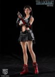 画像2: STAR MAN 1/6 Tifa ロックハート / ホワイトタンクトップ ＆ ブラック ショート スカート バージョン アクションフィギュア MS-010A *予約