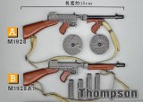 画像: ZYTOYS 1/6 トンプソン・サブマシンガン M1928 Thompson アクションフィギュア用 ZY2030 A / B *予約