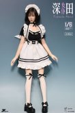 画像15: JKTOYS 1/6 Fukada Maid 女性ヘッド ＆ メイド服 セット 3種 K-003 *予約