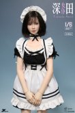 画像8: JKTOYS 1/6 Fukada Maid 女性ヘッド ＆ メイド服 セット 3種 K-003 *予約