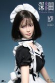 画像5: JKTOYS 1/6 Fukada Maid 女性ヘッド ＆ メイド服 セット 3種 K-003 *予約