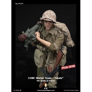 画像: Facepoolfigure 1/6 WWII アメリカ海兵隊 迫撃砲兵 メリエル・“スナフ”・シェルトン伍長  ペリリュー島の戦い アクションフィギュア FP017 FPAC001 *予約