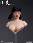 画像14: YMTOYS 1/6 アジアン フィメール 女性 “ 小麦 ” ヘッド 眼球可動 6種 YMT108 *予約 