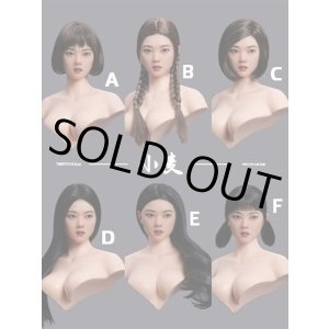 画像: YMTOYS 1/6 アジアン フィメール 女性 “ 小麦 ” ヘッド 眼球可動 6種 YMT108 *予約 