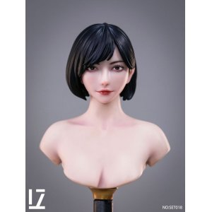 画像: LZ TOYS 1/6 女性ヘッド SET018 *予約