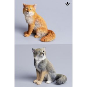 画像: JXK Studio 1/12 チベットスナギツネ 2種 JXK245 *お取り寄せ