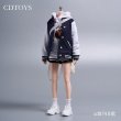 画像3: CDToys 1/6 CD074 JK ベースボール ジャケット フードジャケット 衣装セット 女性フィギュア用 9種 *予約