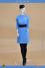 画像: CUKE TOYS 1/6 客室乗務員 キャビンアテンダント CA 制服 sky blue セット MA-030 *予約