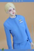 画像2: CUKE TOYS 1/6 客室乗務員 キャビンアテンダント CA 制服 sky blue セット MA-030 *予約