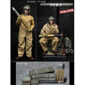 画像: Facepoolfigure 1/6 WWII アメリカ軍第2機甲師団上等兵 M4A3シャーマン装填手 “クーン・アス” アクションフィギュア 3種 FP-018AB FP-AC-002 *予約