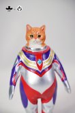 画像8: 偶蛙× JXK 16cm カエルの着ぐるみ 猫 ウルトラフロッグ ソフビ フィギュア OW03 *予約