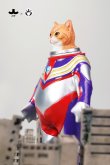 画像7: 偶蛙× JXK 16cm カエルの着ぐるみ 猫 ウルトラフロッグ ソフビ フィギュア OW03 *予約