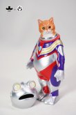 画像5: 偶蛙× JXK 16cm カエルの着ぐるみ 猫 ウルトラフロッグ ソフビ フィギュア OW03 *予約