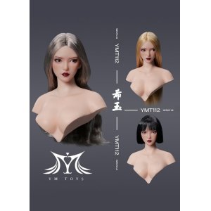 画像: YMTOYS 1/6 女性ヘッド 希玉 キギョク 眼球可動 6種 YMT112 *予約 