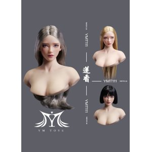 画像: YMTOYS 1/6 女性ヘッド 蓮香 レンシャン 眼球可動 6種 YMT111 *予約 