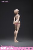 画像3: 86TOYS 1/12 少女 ドール 素体 ボディ アクションフィギュア お尻大きめ 大胸 巨胸 ペール サンタン T86-ST05 T86-ST06 4種 *予約