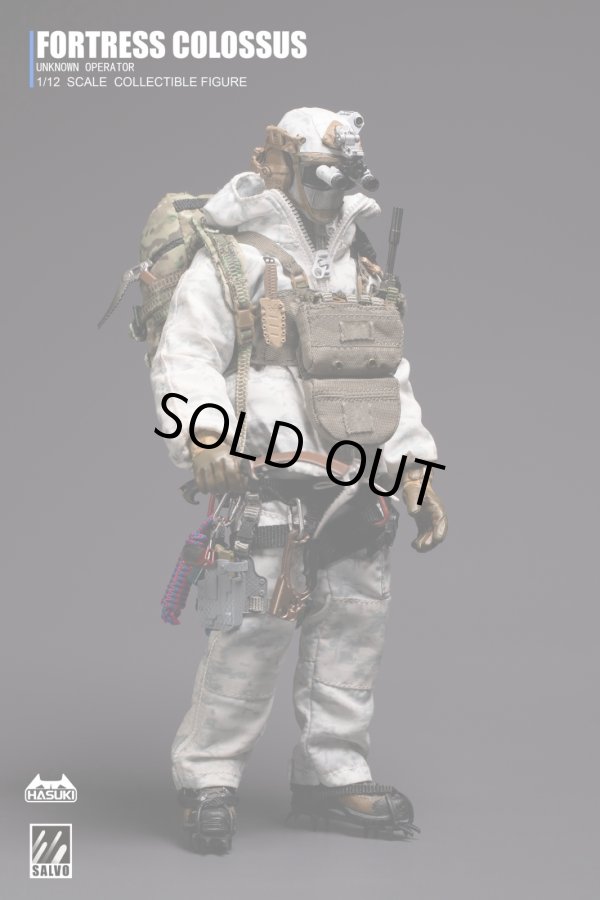 画像1: 【特典】HASUKI 1/12 Black Ops 3rd Snow Mountain Ghost ”SIERRA PHANTOM”  アクションフィギュア SA03 *予約
