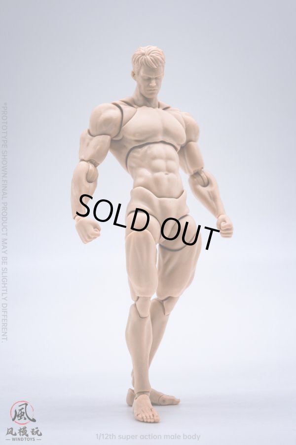 1/12 アクションフィギュア　素体 Wind Toys WT001 1/12 超可動 男性 素体 スーパー アクション
