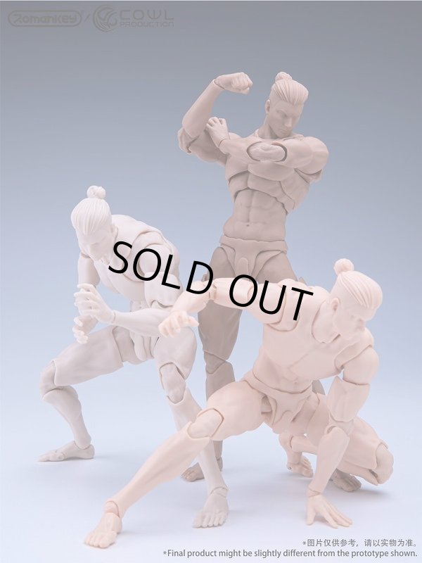 画像1: Romankey x COWL 1/12 超可動 男性素体 2.0 版 メイル ボディ アクションフィギュア 3種 RC230801 *予約