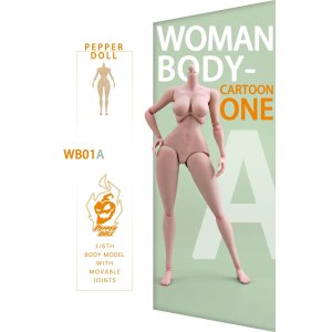 画像: Pepper Doll 1/6 女性素体 Cartoon Female Action Figure Body アクションフィギュア ボディ WB01A *予約