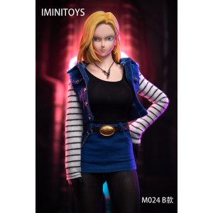 画像: Iminitoys 1/6 ナンバー18 人造 ビューティフル ガール M024-A / B 2種 ヘッド＆コスチュームセット *予約