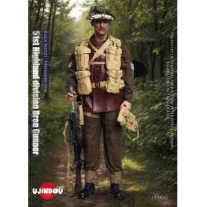 画像: UJINDOU 1/6 WWII イギリス軍第51ハイランド歩兵師団 ブレンガンナー ブラックウォッチ大隊 ノルマンディー 1944 アクションフィギュア UD9042 *予約