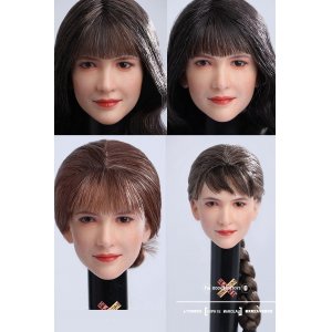 画像: BOOK MEN TOYS 1/6 女性 ガール ヘッド ソフィー 眼球可動 4種 BM01 *予約