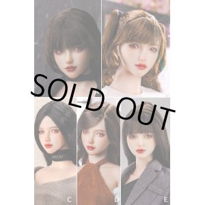 画像: i8TOYS 1/6 女性ヘッド 影 シャドウ ガール 眼球可動 フィギュア 5種 I8-H006 *予約