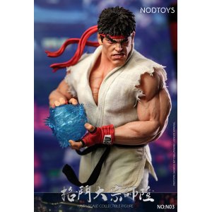 画像: NODTOYS 1/6 グランドマスター オブ ファイティング リュウ アクションフィギュア シリコン ムーバブル NOD-N03 *予約