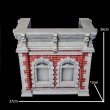 画像23: GT Mini Toys 1/12 レンガ 建物 ジオラマ 4種 *予約